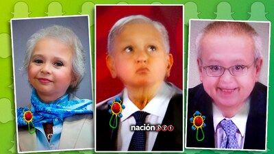 Snapchat popularizó utilizar el filtro que te hace parecer bebé