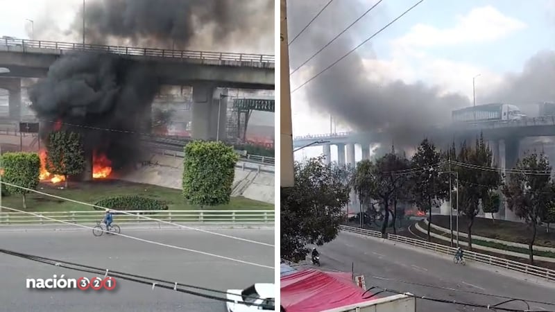 ¡Terrible tragedia! Explota pipa de gas en el Puente de la Concordia, en la Zaragoza