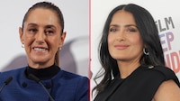¿Sheinbaum le pidió a Salma Hayek representarla en la inauguración del Mundial?