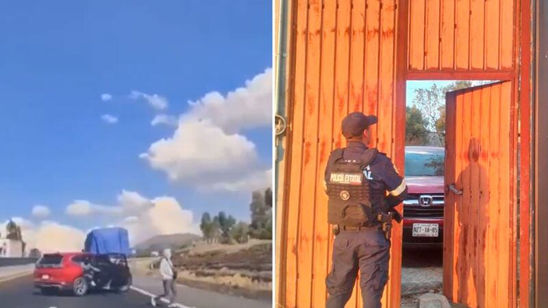 Localizan camioneta usada en el intento de robo en la carretera Texcoco–Calpulalpan