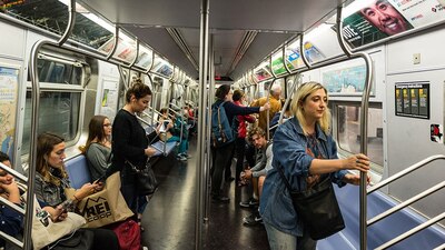 Dos trenes chocaron en la calle 96 en el Upper West Side de Manhattan