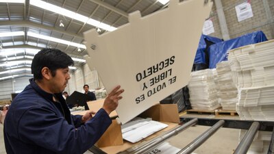 La papelería electoral ya se imprime en la entidad