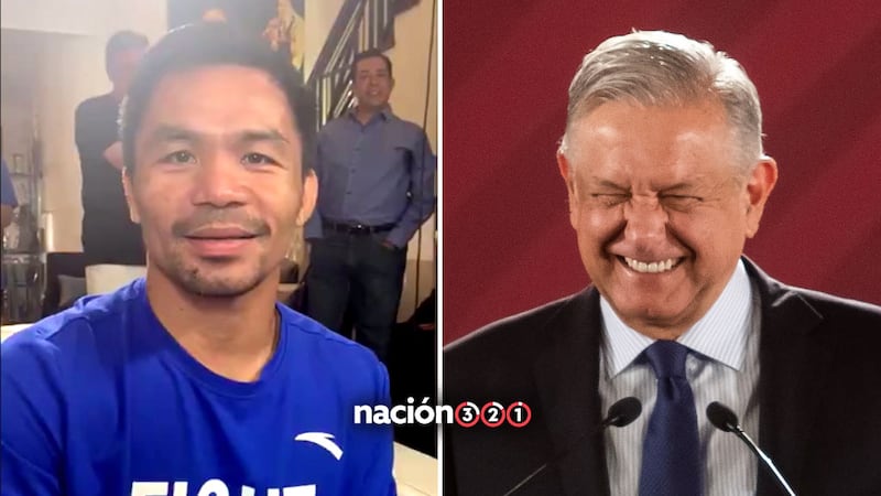 VIDEO: El boxeador Manny Pacquiao le manda saludos y bendiciones a AMLO