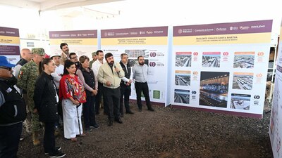 La Presidenta estuvo acompañada por la gobernadora del Edomex y la jefa de Gobierno