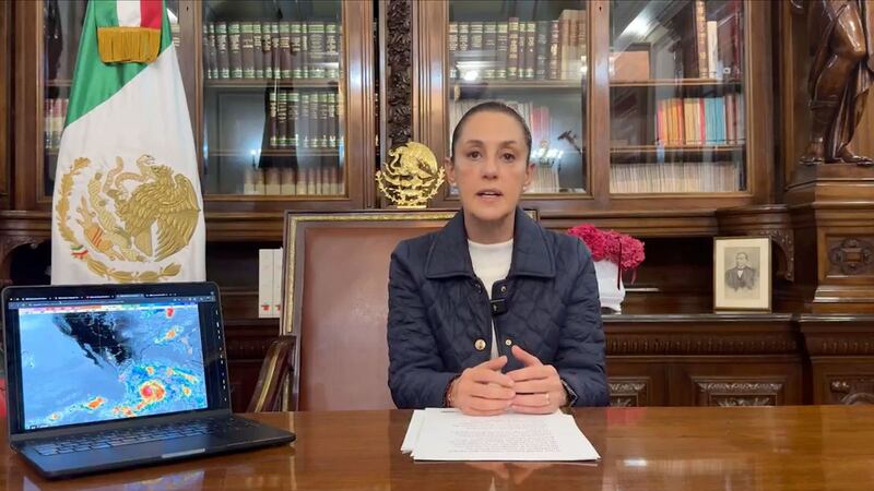 Sheinbaum pide mantener la calma ante impacto del Huracán ‘Erick’ en Guerrero y Oaxaca