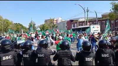 Fueron encapsulados para evitar confrontaciones con los simpatizantes