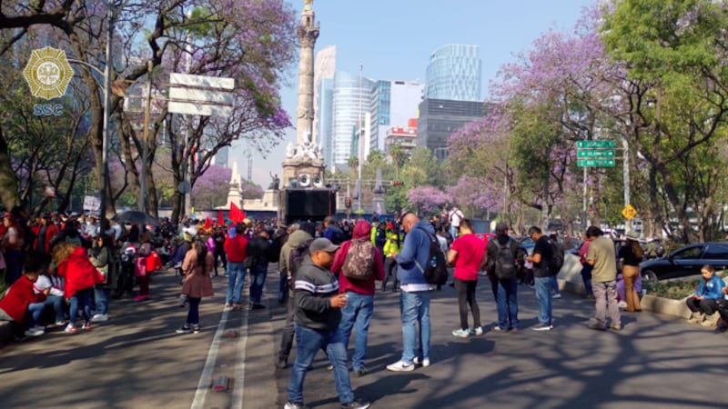 MINUTO A MINUTO: Así se vive la manifestación de la CNTE en CDMX