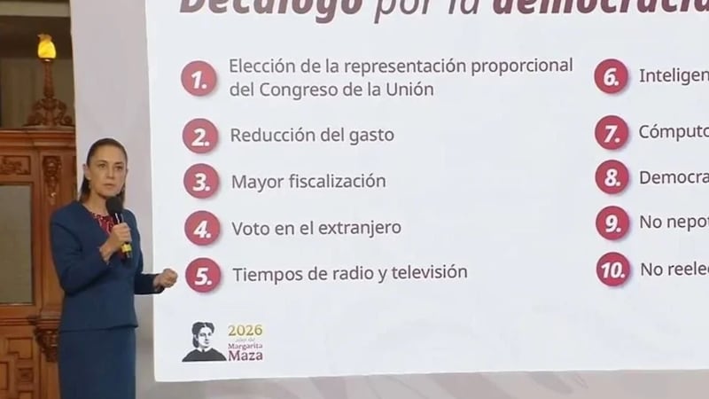 “Está en la ley”: Sheinbaum asegura que PREP no se tocará en la Reforma Electoral