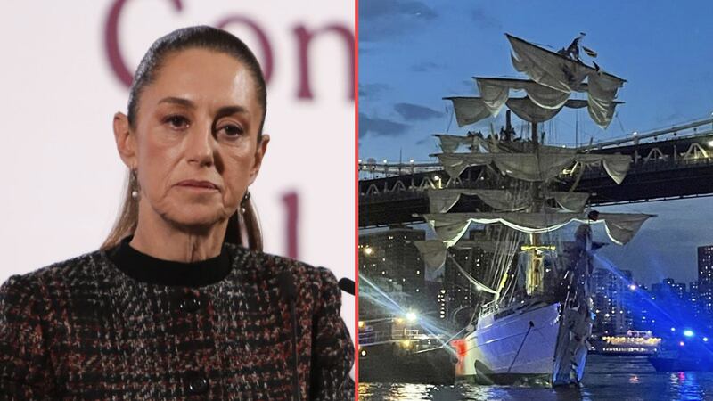 EU ya tiene autorización para revisar el Buque Cuauhtémoc: Sheinbaum