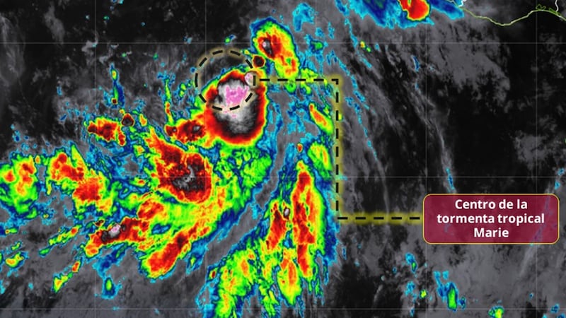 Tormenta Tropical Marie se forma en el Pacífico cerca de México; prevén que se convierta en Huracán