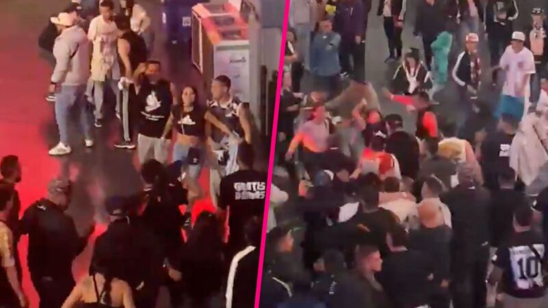 Mujer intenta apuñalar a personas durante una riña en un concierto