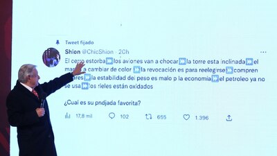 Desde un posible choque en el AIFA, hasta la devaluación del peso, AMLO recordó las mentiras de sus adversarios
