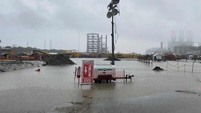 Las precipitaciones también dejaron serias anegaciones en localidades vecinas