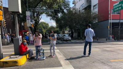 Un sismo de magnitud 7.5 sorprendió a los capitalinos esta mañana