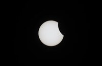 FOTOS: Así se vio el eclipse parcial del Sol en EU y algunos estados del norte de México