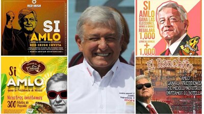 Los festejos por el triunfo de López Obrador continúan en varios estados