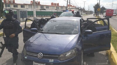 En la manta colocada en las calles de Metepec amenazaron a los artistas que se presentarían en la Feria 2021