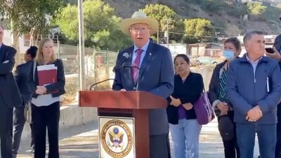 El embajador estuvo de visita por la ciudad fronteriza de Tijuana
