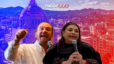 Ambas figuras son contrastantes y representan a las dos mitades de la Ciudad de México