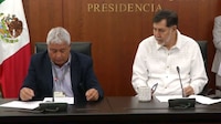 Ciudadano se disculpa con Noroña en el Senado por increparlo en el AICM en 2024