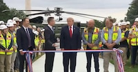 Tras veto a CNN, medios de EU ‘desairan’ a Trump en la inauguración de helipuerto de la Casa Blanca