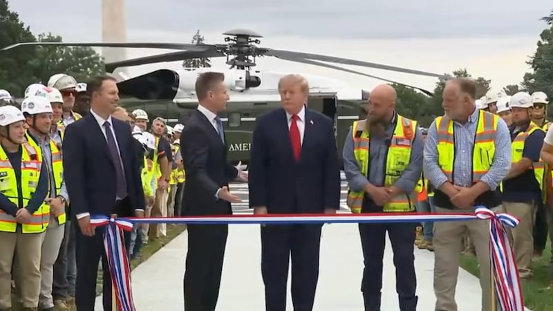 Tras veto a CNN, medios de EU ‘desairan’ a Trump en la inauguración de helipuerto de la Casa Blanca