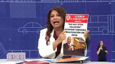 Afirmó que Taboada busca privatizar el agua en la CDMX