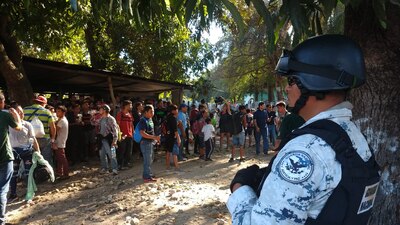 Unos 2 mil migrantes fueron detenidos y llevados a la Estación Migratoria Siglo XXI