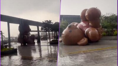 En Cuernavaca un inflable causó temor en los habitantes