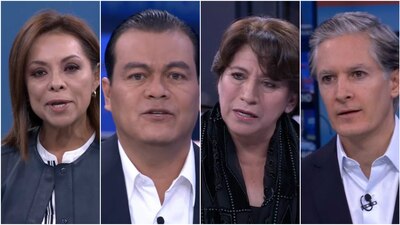 Durante el primer debate entre los candidatos a la gubernatura del Edomex, hubo más descalificaciones que propuestas