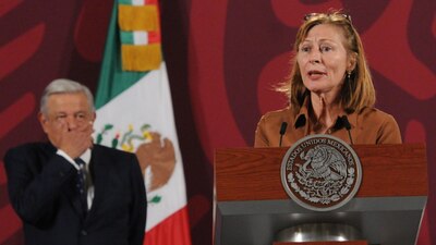 La sinaloense evitó responder a la prensa sobre su siguiente paso en la política nacional