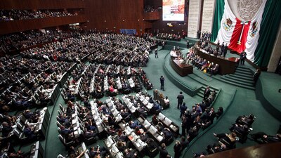 Morena es mayoría en ambas cámaras del Congreso. En Diputados tiene el 63% de los curules y en el Senado tiene 58% de los escaños