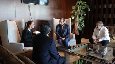 La jefa del Ejecutivo Federal viaja en vuelo comercial hacia Río de Janeiro, Brasil, pero hizo una escala en Panamá