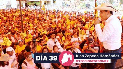 El candidato perredista estuvo en el municipio de Tlatlaya