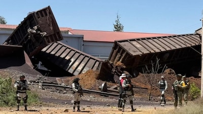 Se descarrila el tren en Aguascalientes