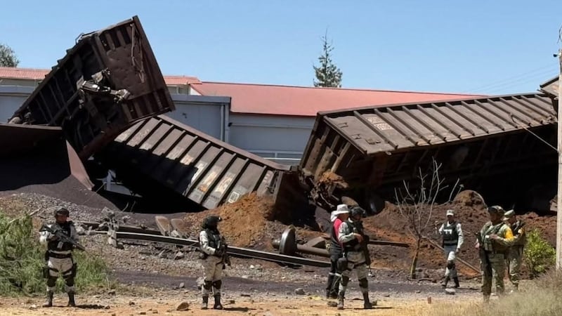 VIDEO: Se descarrila tren en Aguascalientes; un migrante perdió la vida y otros 7 resultaron heridos