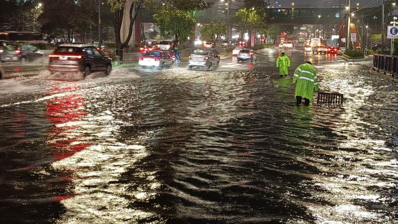 “Son desmedidas”: Lluvias rompen récord en CDMX, alerta Brugada