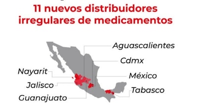Estaban en Aguascalientes, Ciudad de México, Estado de México, Guanajuato, Jalisco, Nayarit y Tabasco