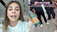 Joven revela que empleados de Starbucks le dieron un termo y luego se lo quitaron después de usarlo