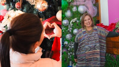 Desde recetas navideñas, hasta buenos deseos, compartieron las precandidatas presidenciales