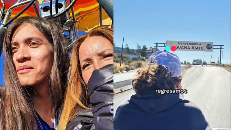 VIDEO: Influencer y su mamá quedan suspendidos en globo aerostático; terminan en otro estado