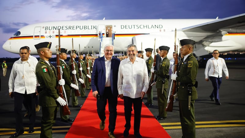 Presidente de Alemania llega a Quintana Roo para encuentro con Sheinbaum
