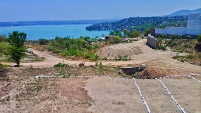 Es la primera vez en muchos años que el lago presenta esta situación
