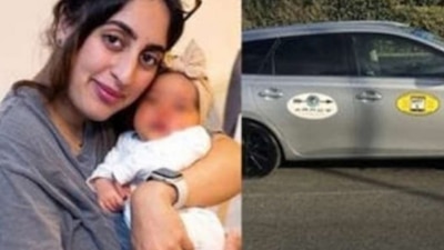 Farah Canindin y su bebé se encuentran bien, pero ella tuvo que pagar la limpieza del taxi