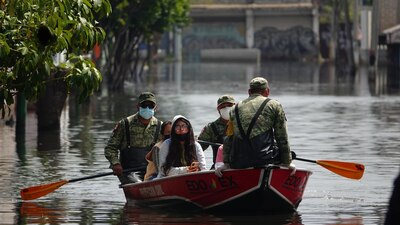 El presidente descartó acudir a la zona afectada porque es temporada de buitres