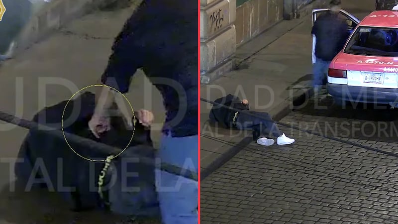 VIDEO: Taxista se aprovecha de un joven alcoholizado y le roba su celular en CDMX