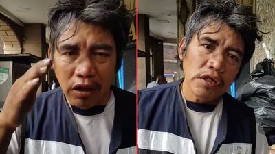 El hombre pidió la ayuda del presidente para las personas que no tienen hogar