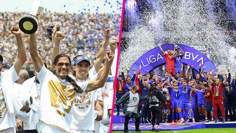 ¿Cuántas veces han sido campeones Pumas y Cruz Azul? Este es el palmarés de los finalistas