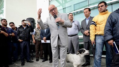 Pastor realizó su huelga de hambre en las inmediaciones de la sede de la autoridad electoral mexiquense