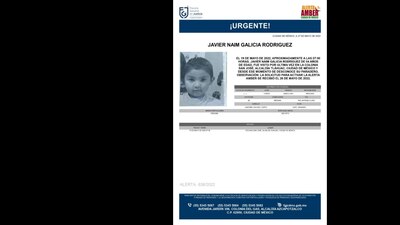 Hasta el momento no saben si el menor fue llevado con algún familiar del padre